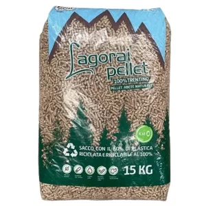 Bancale 70 sacchi pellet in legno di abete certificato en plus a1 sacchi da 15 kg.