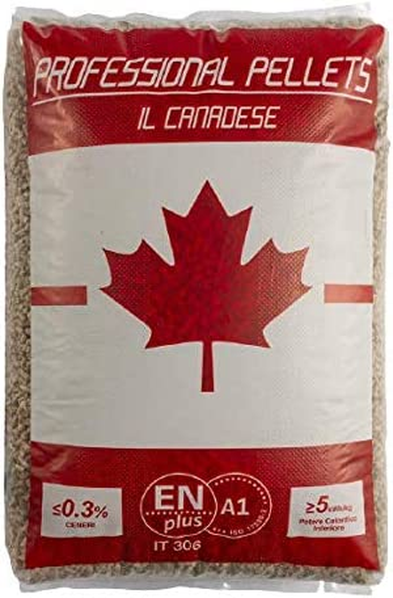 Pellet professional canadese 15 kg bancae da 70 sacchi pellet canadese