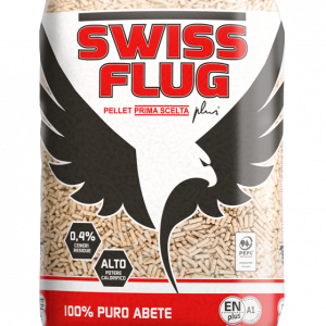 Pellet Swiss Flug ENplus A1 70 sacchi da 15 kg in abete- 77 Sacchi da 15kg